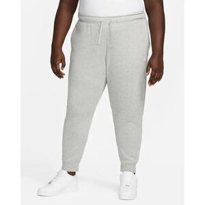 NWT Nike Joggers Womens Sportswear Club Fleece High Rise Gray Size XXL